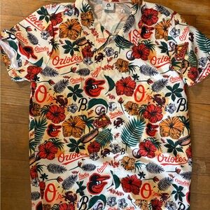 Tropical Print Men's Jersey Shirt